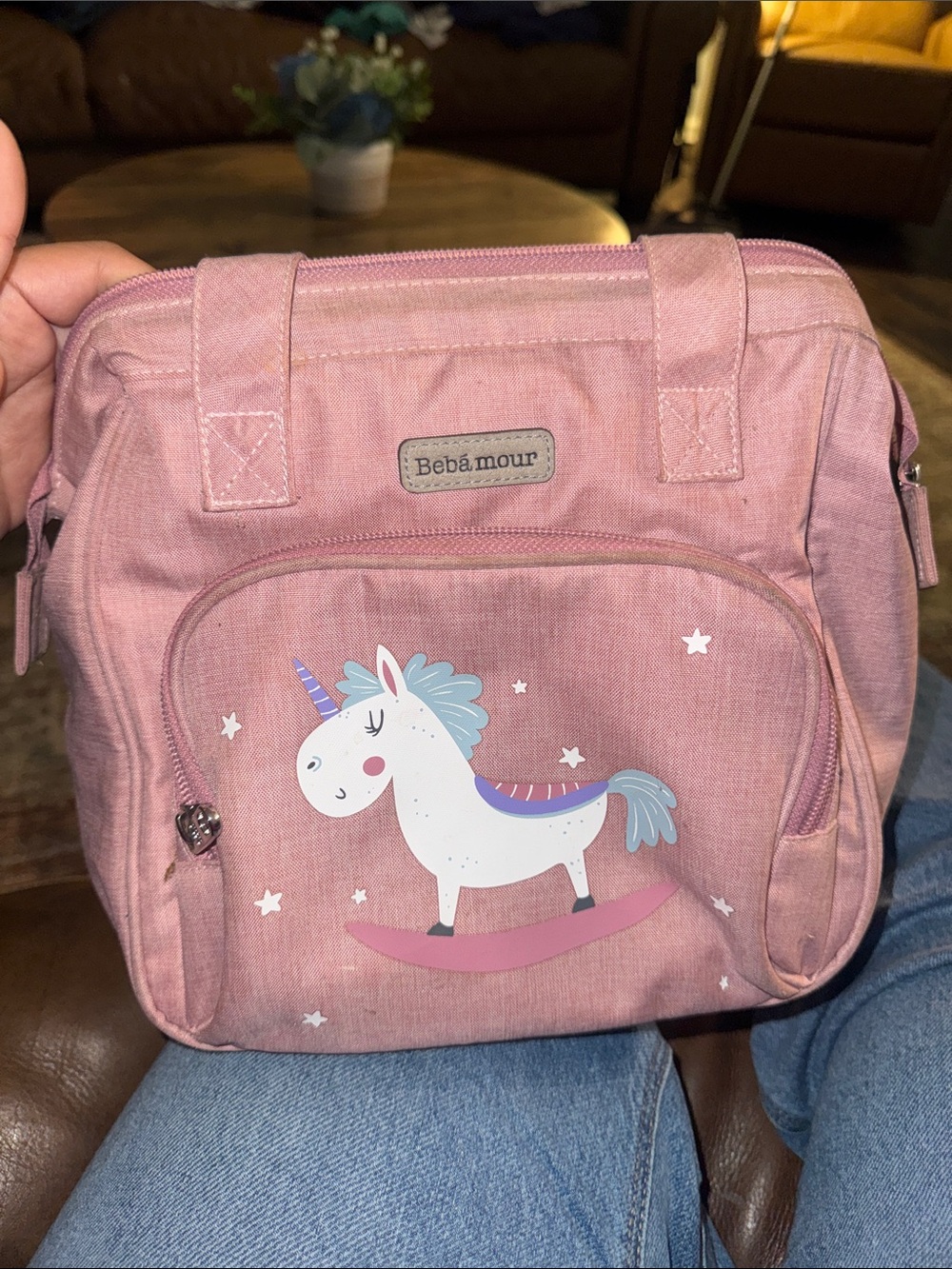 Pink Unicorn Kids Mini Backpack Tote